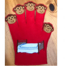 5 Little Monkeys Story Glove