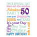 50 Birthday Wordart