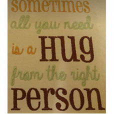 All you need is a hug