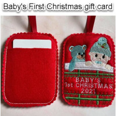 Baby’s First Christmas Gift Card