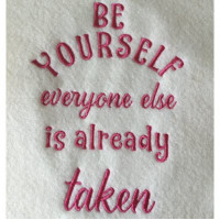 Be Yourself