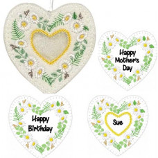 Birthday Flowers Heart – April Daisies