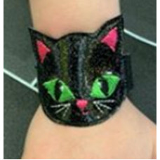 Black Cat Light Up Wrist Strap