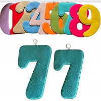 Blank Birthday Number Hangers