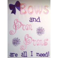 Bows and Pom Poms