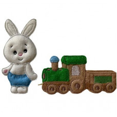 Bunny and Train Hanger