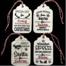 Christmas Gift Tags with Pocket