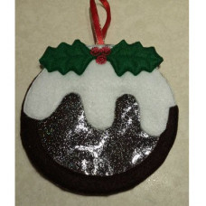 Christmas Pudding Treat Bag