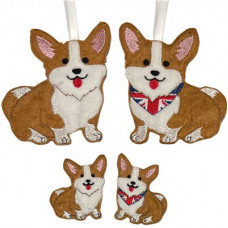 Corgi Hanger and Brooch Pin