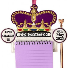 Coronation Notepad and Pen Holder