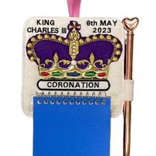 Coronation Notepad/Pen Holder and Coaster Set
