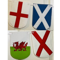 Country Bunting Flags 5x7