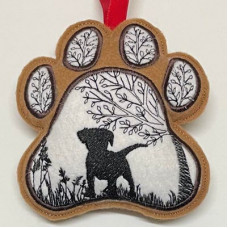 Dog Paw Memory Hanger