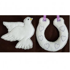 Dove and Horseshoe Hangers