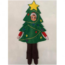 Elf Christmas Tree Costume 5x7