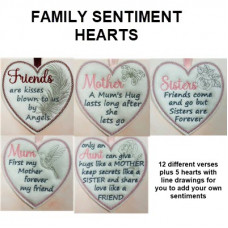 Family Sentiment Hearts