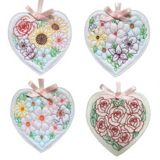 Flower Heart Hangers