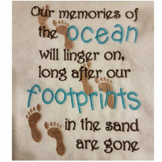 Footprints in the sand