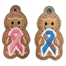 Ginger Awareness Ribbon Key Tabs