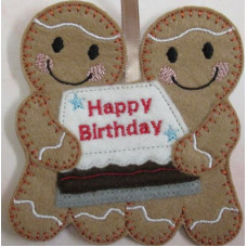 Ginger Birthday Cake Couple