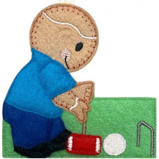 Ginger Croquet Player