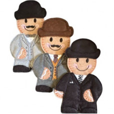 Ginger Dr Watson, Poirot and Mr Benn