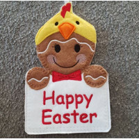 Ginger Easter Chick Gift Pocket