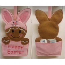 Ginger Easter Bunny Gift Pocket