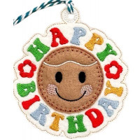 Ginger Face Happy Birthday Hanger
