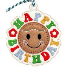 Ginger Face Happy Birthday Hanger