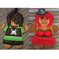 Ginger Goth Boy and Girl Set