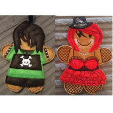 Ginger Goth Boy and Girl Set