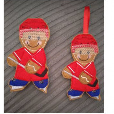 Ginger Ice Hockey Player