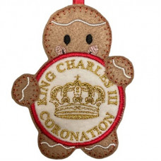 Ginger King Charles Coronation Crown Hanger