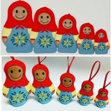 Ginger Matryoshka Dolls