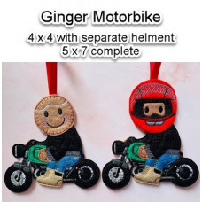 Ginger Motorbike