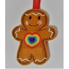 Ginger Rainbow Heart