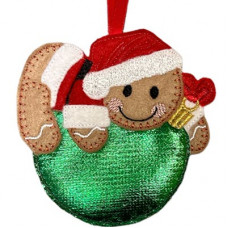 Ginger Santa Bauble