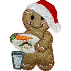 Ginger Santa Plate