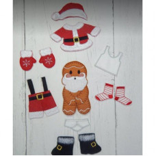 Ginger Santa Washing Line