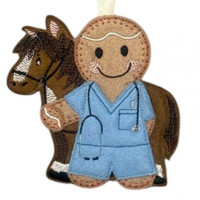 Ginger Vet and Horse