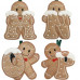 Gingerbread Christmas Letters Complete Set