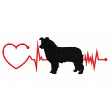 Heartbeat Dog - Border Collie