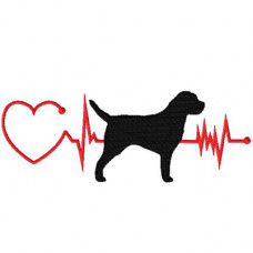 Heartbeat Dog - Border Terrier