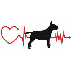 Heartbeat Dog – Bull Terrier