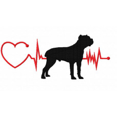 Heartbeat Dog - Cane Corso