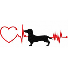 Heartbeat Dog – Dachshund