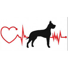 Heartbeat Dog – Great Dane