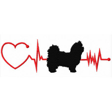 Heartbeat Dog – Maltese