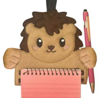 Hedgehog Notepad and Pen Holder